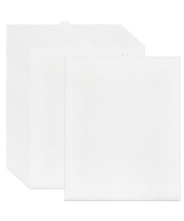BUYGO buygoo 39pcs mesh plastic canvas sheets kit including 15 pieces clear  plastic canvas, 12 color acrylic yarn and embroidery to