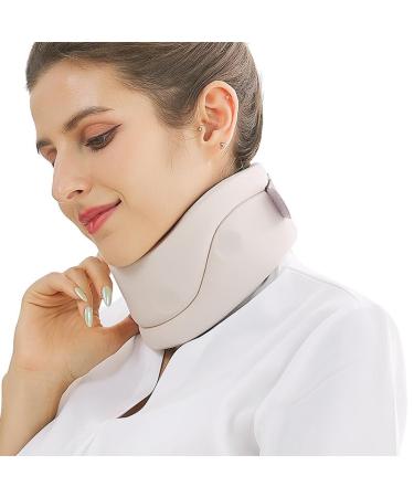 Flotown neck support against neck pain and support for women and men cervical collar cervical spine bandages keep the vertebrae stable and aligned (L)