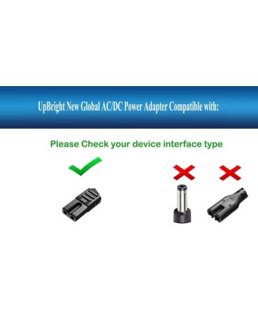 Buy UpBright 2-Prong 12V AC/DC Adapter for BaByliss PRO FXX3C FX3 Cordless Hair Clipper | High-Torque Power Supply Charger - International Shipping Available - Buy Online on GoSupps.com