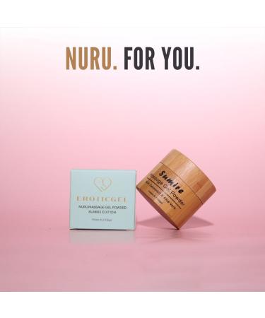 Nuru Massage Gel Therapy Powder 40g - Sumire Edition | Nori Seaweed & Aloe Vera | Paraben & Glycerine Free | Made in Japan | 1.05 gal | Colourless Classic Sumire - Buy Online on GoSupps.com