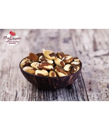 Buy Halved Natural Brazil Nuts 2x1kg - Malinowe | Premium Quality No Shell Ship Internationally - Buy Online on GoSupps.com