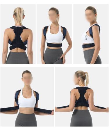 DFHBFG Posture Corrector Upper Back Brace - Adjustable Support & Neck Relief for Pain - International Shipping Available - Buy Online on GoSupps.com