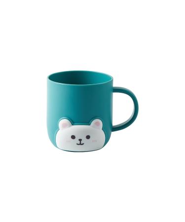 Tooth Brush Holder Washing Cup Travel Portable Carrying Handle Washing Cup Toothbrush Holder Mouthwash Storage Cup (Color : Green)