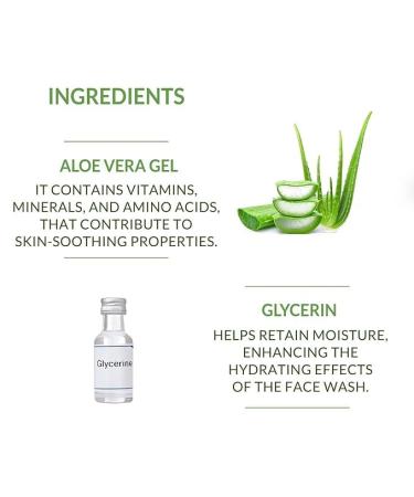 Natural Face Wash for Glowing Skin | Moisturizing Cleanser for All Skin Types | Soothing & Nourishing | 100ml - Buy Online on GoSupps.com