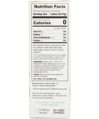 ProBiora Health Professional Strength Good Bacteria for Teeth & Gums | Fresher Breath - 1.79 Oz. - 90 Count - Buy Online on GoSupps.com