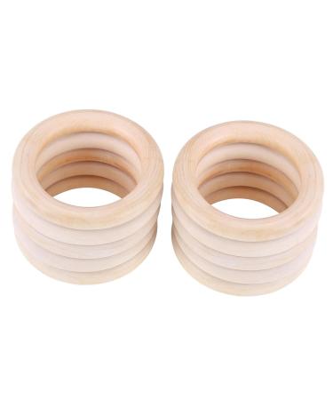 Akozon Baby Teether Toys - 10pcs Natural Wooden Teething Rings & Bracelets | Safe Baby Teething Accessories | Ideal DIY Craft - Buy Online on GoSupps.com