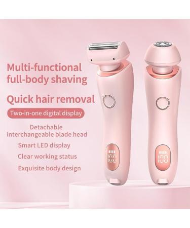 SilkGlide Pro - 2024 Best Silk Glide Razor Silk Glide Epilator Painless Hair Removal at Home Pubic Hair Trimmer Women 2 in 1 Electric Shaver Razors for Women (Pink) - Buy Online on GoSupps.com