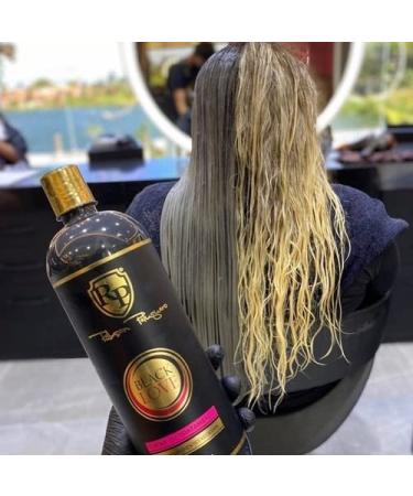 Robson Peluquero Black Love Hair Straightening RP Treatment 1.5L | Brazilian Keratin | Smoothing System for 100% Straight Hair - Buy Online on GoSupps.com