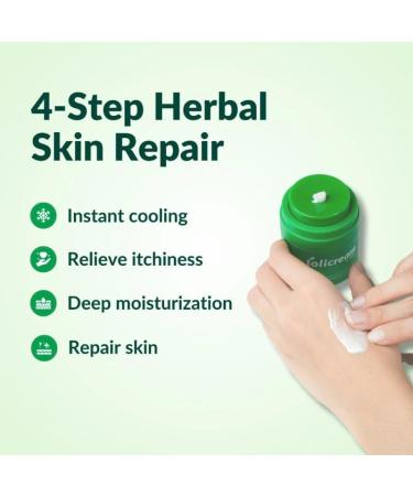 Cr me r paratrice naturelle Jolicare 15g Menthe Gotu Kola Camomille Peaux sensibles d mangeaisons zones s ches Sans parfum vegan - Buy Online on GoSupps.com