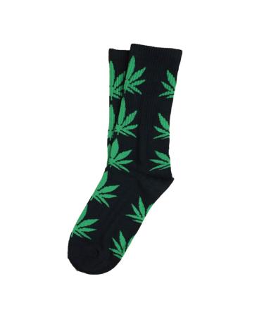 Kpop Space Mens Cotton Socks Fashion Marijuana leaf Casual Long Weed Sock Marijuana Weed Crew Socks(Uniform code H04)
