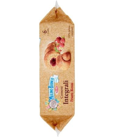  Italian Gourmet E.R. Mulino Bianco Cornetti frutti rossi Croissants with 100% Wholemeal Flour Set of 6 300 g + 400 g - Buy Online on GoSupps.com