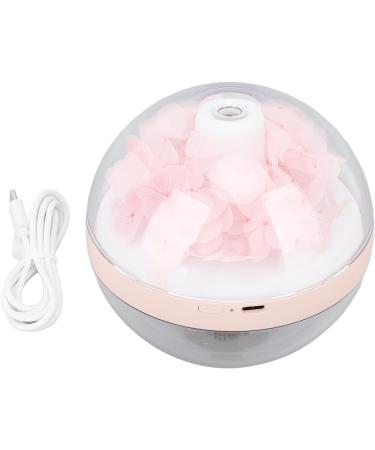 Mini LED Essential Oil Diffuser with Aroma Humidifier Pink Eternal Flower Mini LED Essential Oil Diffuser Humidifier 270ml