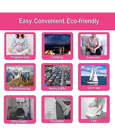 JIURUN Disposable Female Urination Device - 50 PCS | Portable Urinal Funnel for Women | Stand & Pee for Travel, Camping, Outdoor Activities | Ideal for Pregnant & Wounded Women - Buy Online on GoSupps.com