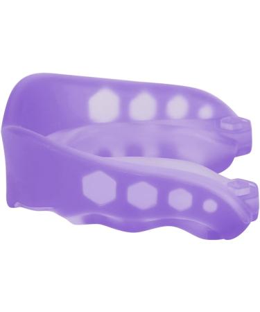Verdant Touch Sport Mouthguard - Shock Protection for Adults | Flavored Striped Purple Mouthguard for Boxing & Basketball - Buy Online on GoSupps.com