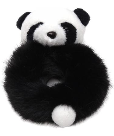 Cute Panda Elastic Hair Ties Cartoon Animal Ponytail Holders Accessories Lovely Hair Scrunchie Hair Styling Hair Pins - Buy Online on GoSupps.com