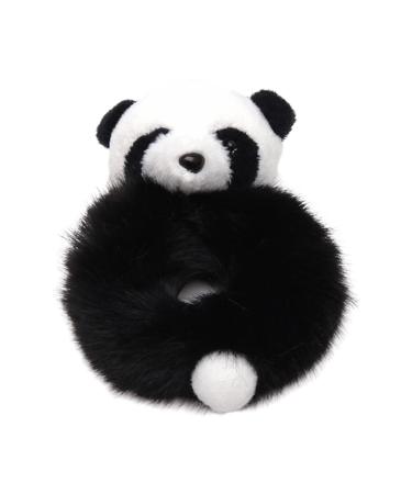 Cute Panda Elastic Hair Ties Cartoon Animal Ponytail Holders Accessories Lovely Hair Scrunchie Hair Styling Hair Pins