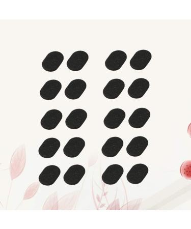 Drinking Glasses 10 Pairs Glasses Nose Pad Sponge Increase Pads Anti Slip Sunglasses Eyewear Glasses Repair Accessories (Black 1.5mm) Glass Nose Pad - Buy Online on GoSupps.com