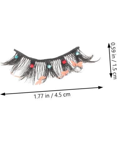 minkissy 3 Pairs False Lashes Decor Fake Eyelashes Individual False Eyelashes Wispy Eyelashes Fake Lashes Individual Fake Lashes Natural Makeup Tools for Women Slim Extend Chemical Fiber - Buy Online on GoSupps.com