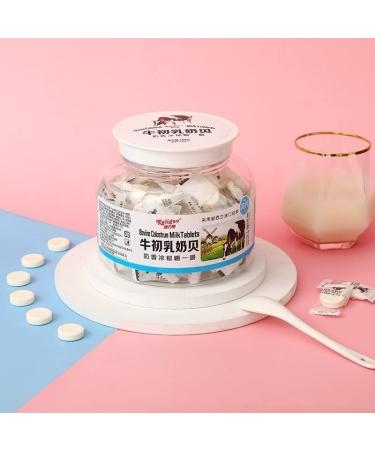 High Calcium Milk Toffee Sugar Containing Bovine Colostrum Milk Tablets Candy Children's Snacks Snack Food Using Milk Powder Imported From New Zealand Milk (5.3 Oz(Can of 1)) - Buy Online on GoSupps.com