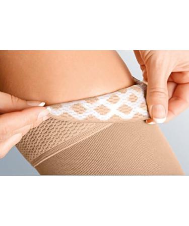 Medi Duomed Soft Class 3 25 - 35 mmHg Thigh Hold Ups Open Toe S Sand - Buy Online on GoSupps.com