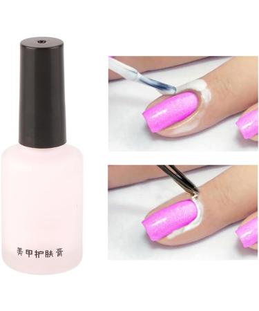  Yinhing Yinhing Anti-Overflow Nail Glue Easy to Use and Peel Off Soft and Comfortable for Fingers Convenient for Nail Painting Glitter Stamping with (15 ml - odorless pink) - Buy Online on GoSupps.com