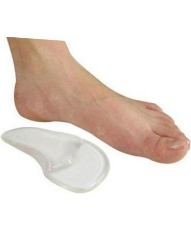 Flatfoot Insoles for High Heels - Plantar Relief Silicone Gel Shoe Pads for Men & Women - Buy Online on GoSupps.com