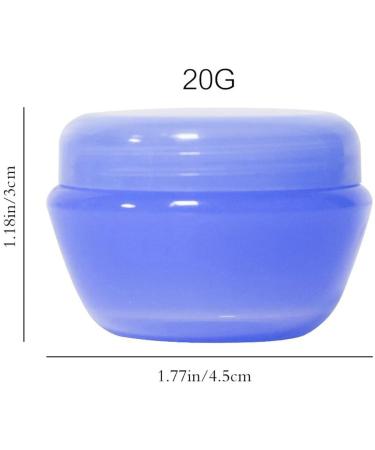 VEAIDE 20ml TSA Approved Travel Containers for Toiletries - Leakproof Refillable Makeup Jars with Clear Zipper Bag, 6 Pieces - Buy Online on GoSupps.com