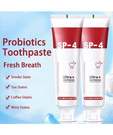 SP-4 Brightening Toothpaste - Fresh Breath & Stain Removal | International Shipping - Buy Online on GoSupps.com