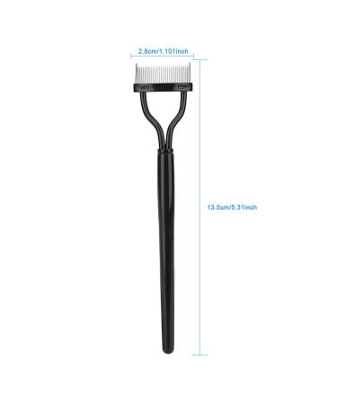 Eyelash Comb Steel Needle & Lash Spoolie Brush - Essential Makeup Tool for Women & Girls | Shop Internationally - Buy Online on GoSupps.com