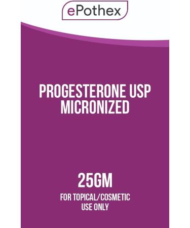 EPOTHEX Progesterone Powder USP Bioidentical Micronized Powder Topical and Cosmetic - 0.88 Oz - Buy Online on GoSupps.com