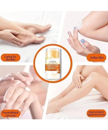 Hand & Heel Cream for Very Dry Hands & Feet Honey Foot Cream Repair Cream Stick For Chapped Heels And Feet Intensive Moisturising for Cracked Skin for Women & Men - Buy Online on GoSupps.com