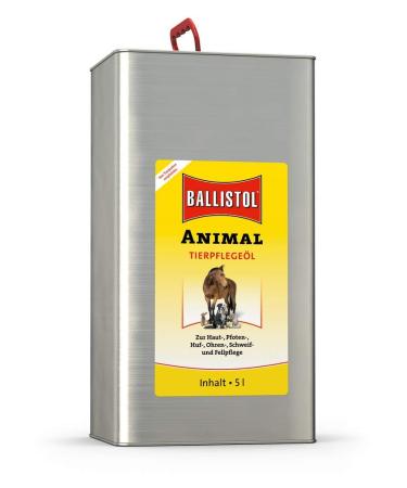BALLISTOL 26530 ANIMAL animal care oil 5L hoof tail and coat care for dogs cats horses farm animals and pets - Buy Online on GoSupps.com