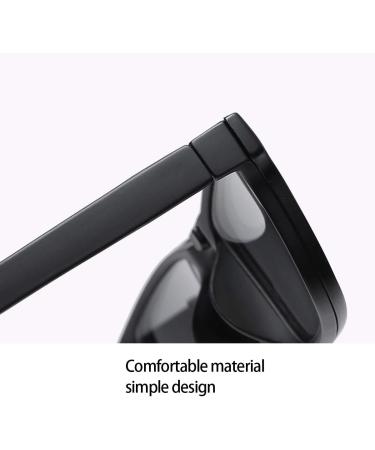 Haoxuan Polarized Reading Glasses - Magnetic Clip Design HD Sunglasses with Removable Polarizers Diopters 1.00-3.00 Stylish Black - Buy Online on GoSupps.com