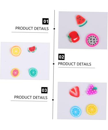 Healeved 5000pcs Fruit Slices Nail Slice Decorations Diy Craft Slices Slice Nail Decoration Nail Decor Slices Nail Art Diy Slices 3d Polymer Slices Nail Decals Nails Gel Clay Manicure - Buy Online on GoSupps.com