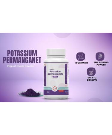 Reagent Grade Potassium Permanganate 2oz | Free Flowing | USA Made | Fast Shipping - Buy Online on GoSupps.com