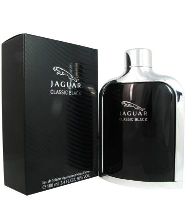 Jaguar Classic Black Eau De Toilette Spray 3.4 Oz/ 100 Ml for Men By 3.4 Fl Oz - Buy Online on GoSupps.com