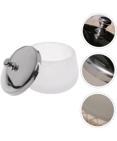 Gobelet pour Rincer Vernis Ongles Cristal avec Couvercle Acier Inoxydable Rond pour Nail Art Accessoires Manucure - Buy Online on GoSupps.com
