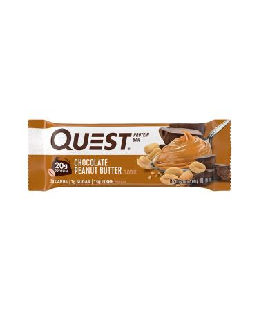 Quest Nutrition Natural Protein Bar Chocolate Peanut Butter 12 Bars 2.12 oz (60 g) Each