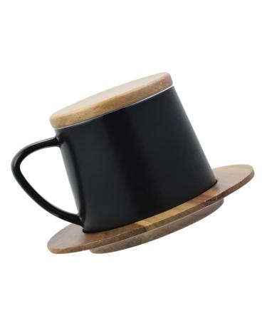 Zerodeko Holiday Coffee Mugs 1 Set Ceramic Coffee Mug Buffalo Milk with Cover Office Ceramics Holiday Coffee Cups