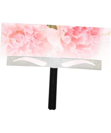 FRCOLOR 1pc Eye Brow Shaping Kit Eyebrow Tool Brow Stencils Makeup Tools Triangular Ruler Miss Eyebrow Shape Size 1 As Shown - Buy Online on GoSupps.com