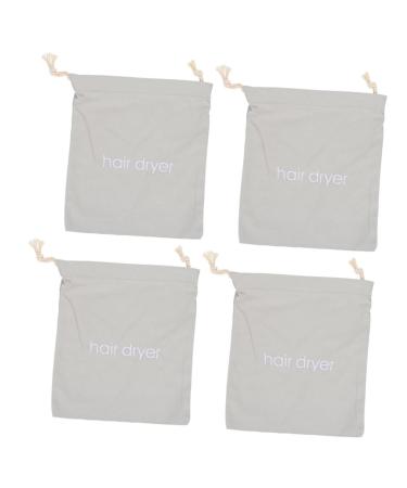 Ipetboom 4pcs Hair Dryer Storage Bag Storage Bags Toiletry Bag for Travel Hair Dryer Carrying Bags Drawstring