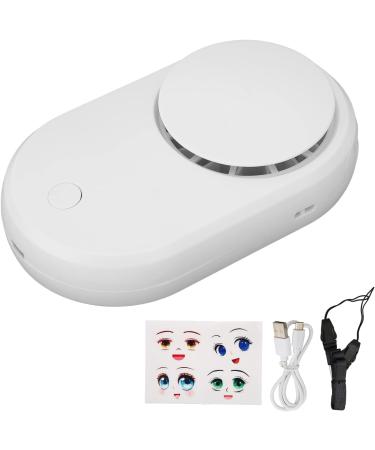 Eyelash Fan Dryer 3 Level Control No Blade Design Quiet Mini USB Eyelash Fan for Beauty Salon (White) - Buy Online on GoSupps.com