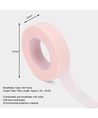 Buy Grafted Eyelash Isolation Tape - Soft Breathable & Comfortable for Sensitive Skin | 10 Pink Rolls for Eyelash Extensions - Buy Online on GoSupps.com