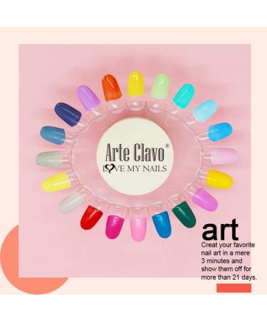Arte Clavo Gel Nail Polish Set - 20 Colors 5ml All Seasons Collection - Nude Gray Pink Blue Glitter Starter Kit - Soak off, Nail Lamp, Nail Art Manicure - DIY Salon Home Gift for Women - Buy Online on GoSupps.com