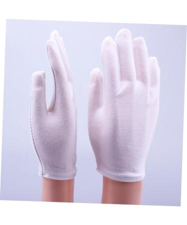 DRESSOOS 18 Pairs Beauty Gloves Hand Moisturizer Gloves Working Gloves Large Cotton Gloves for Moisturizing Spa Gloves for Dry Hands Extra Large Inspection Gloves Lab Gloves White Cosmetic - Buy Online on GoSupps.com