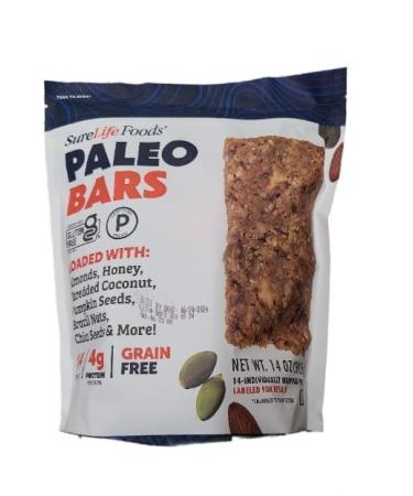 Sure Life Foods Paleo Bars 14 Individually Wrapped