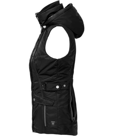 Knuffelwuff Women's Carinae Vest - Lightweight Breathable Water-Repellent Quilted Jacket for Outdoor Activities - Perfect for Hiking Traveling and Walking - Size 40 Black - Buy Online on GoSupps.com
