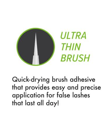 Absolute New York Poppy & Ivy Brush Eyelash Adhesive - Clear Lash Glue for Long-Lasting Hold | International Shipping Available - Buy Online on GoSupps.com