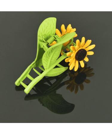 Sunflower Hair Claw Clips for Thick Long Hair - Large Grip Jaw Clips for Women and Girls - Perfect Christmas and Birthday Gifts - Buy Online on GoSupps.com