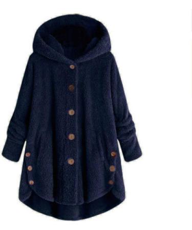 Hanxiulin Women's Fleece Jacket - Warm Windproof & Breathable Plush Coat for Winter | Cuddly & Thick Design - Buy Online on GoSupps.com
